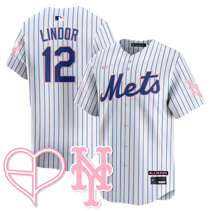 New York Mets BLΛƆKPIИK 2025 Limited Jersey - All Stitched