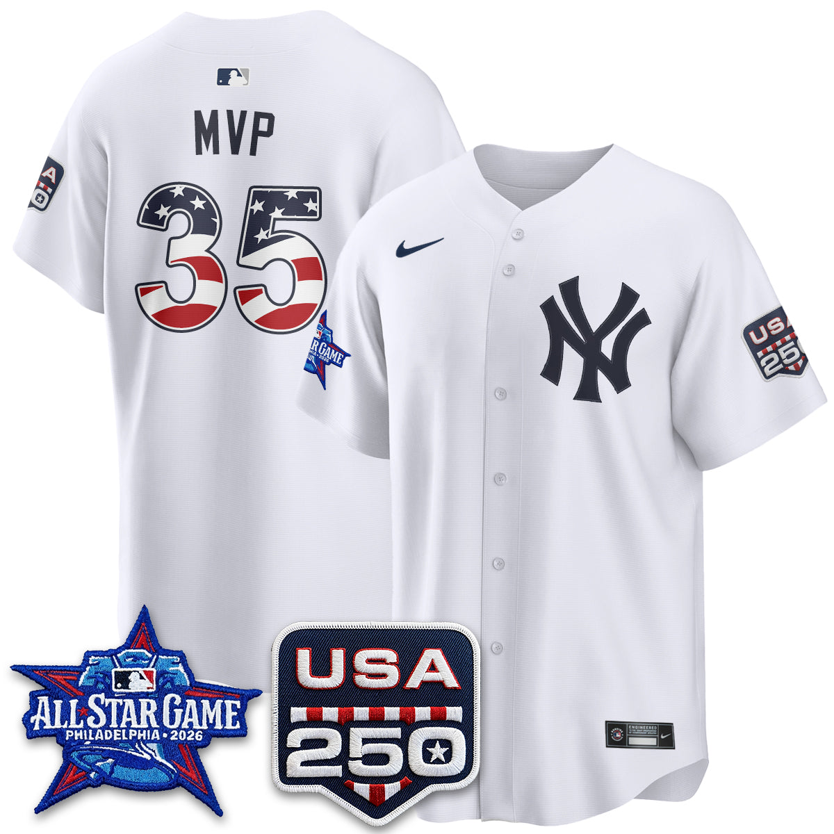 NYY 2026 All Star MVP Edition Vapor Jersey - Stitched