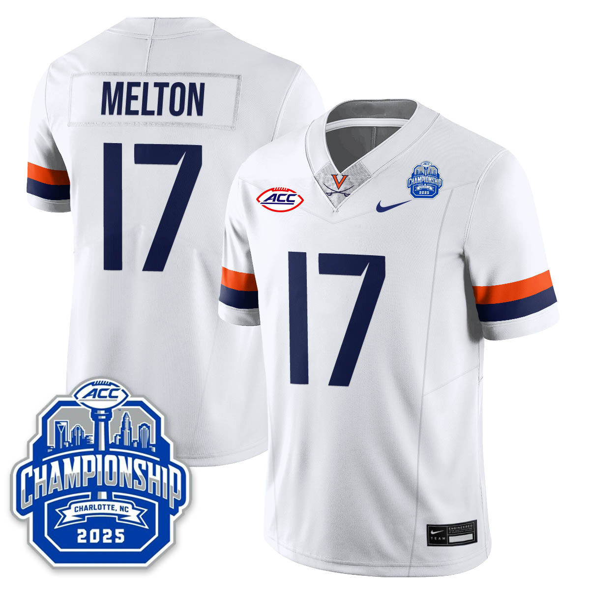 Virginia Football ACC Championship Vapor Limited Jersey - All Stitched