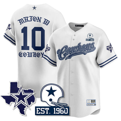 DAL Born x Raised Baseball Jersey - All Stitched