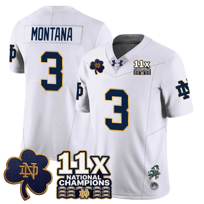 ND 11x-Time National Champions Vapor Limited Jersey - All Stitched