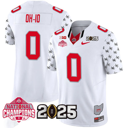 OSU 'Heritage Stripe' 2025 CFP Patch - National Champions Jersey - All Stitched
