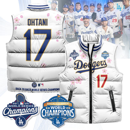 LAD Tokyo 2025 World Series Champions Puffer Vest