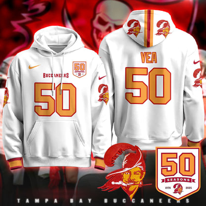 TB Creamsicle Throwback Hoodie - 50th Season Patch - All Stitched