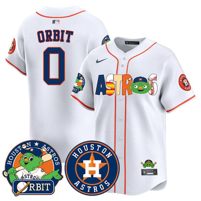 Houston Astros Orbit Vapor Premier Jersey - All Stitched