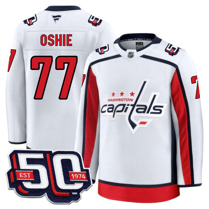 Washington Capitals 50th Anniversary Premium Jersey - All Stitched
