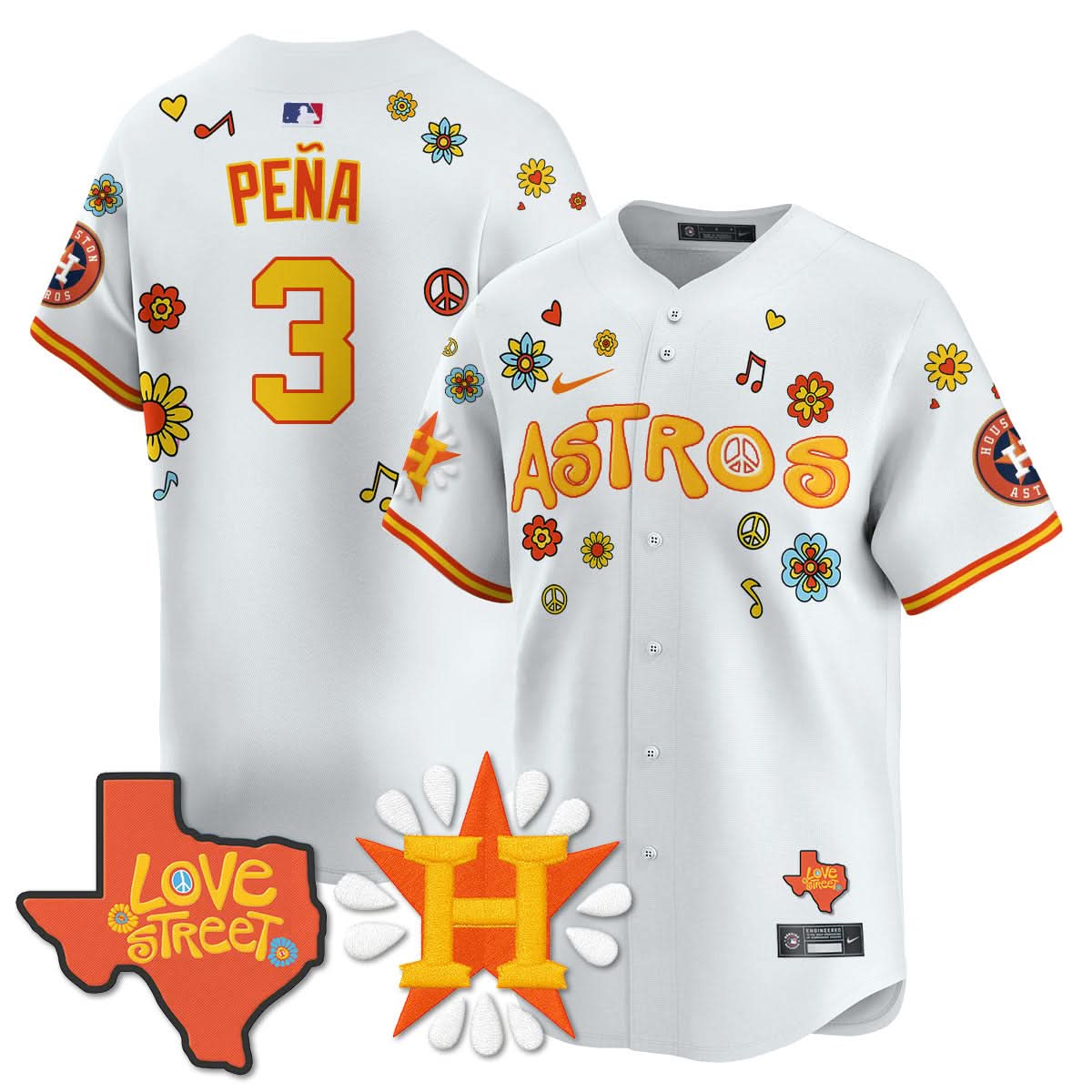Houston Astros "Love Street" Limited Jersey - Stitched