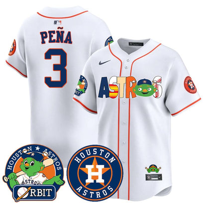 Houston Astros Orbit Vapor Premier Jersey - All Stitched