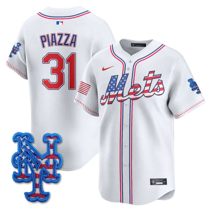 New York Mets 2025 Fourth of July Jersey - All Stitched