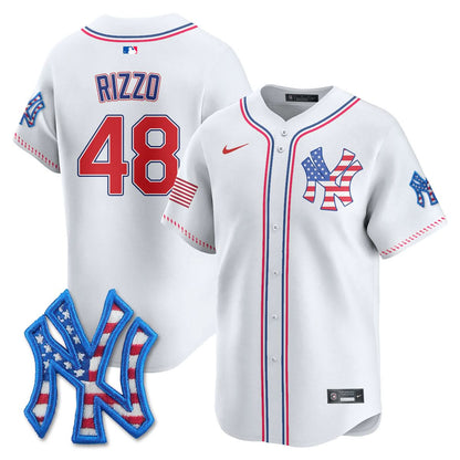 New York Yankees 2025 Fourth of July Jersey - All Stitched