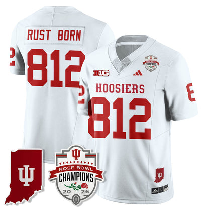 Indiana Hoosiers Vapor Limited Football Jersey - Rose Bowl Champions - All Stitched