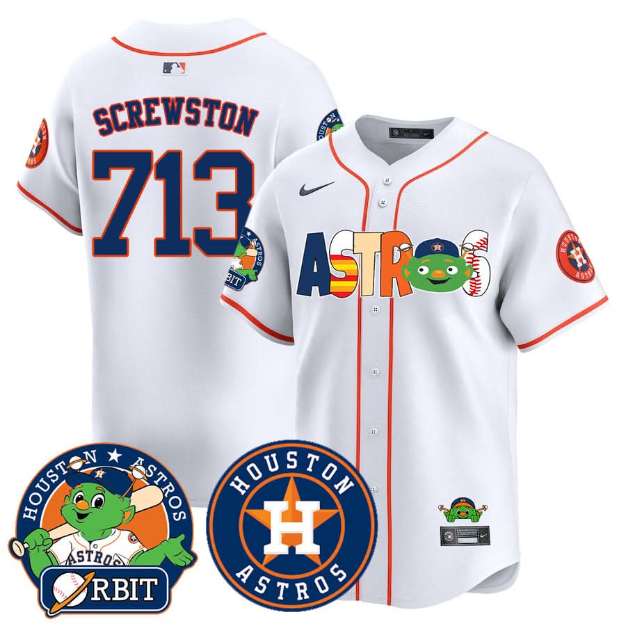Houston Astros Orbit Vapor Premier Jersey - All Stitched