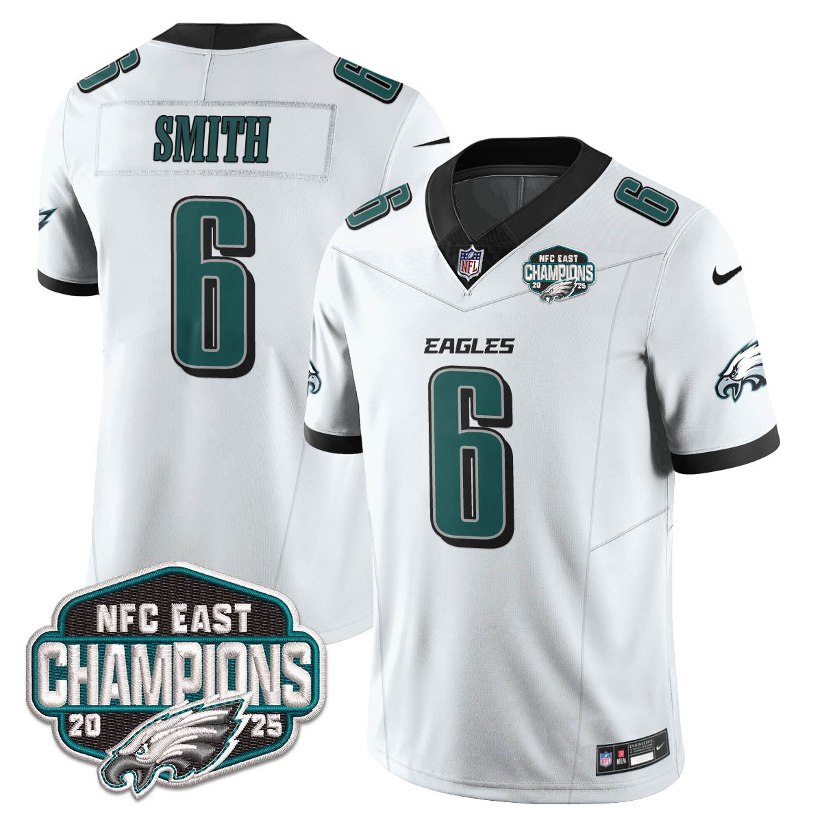PHI NFC East Champions Vapor Limited Jersey - All Stitched