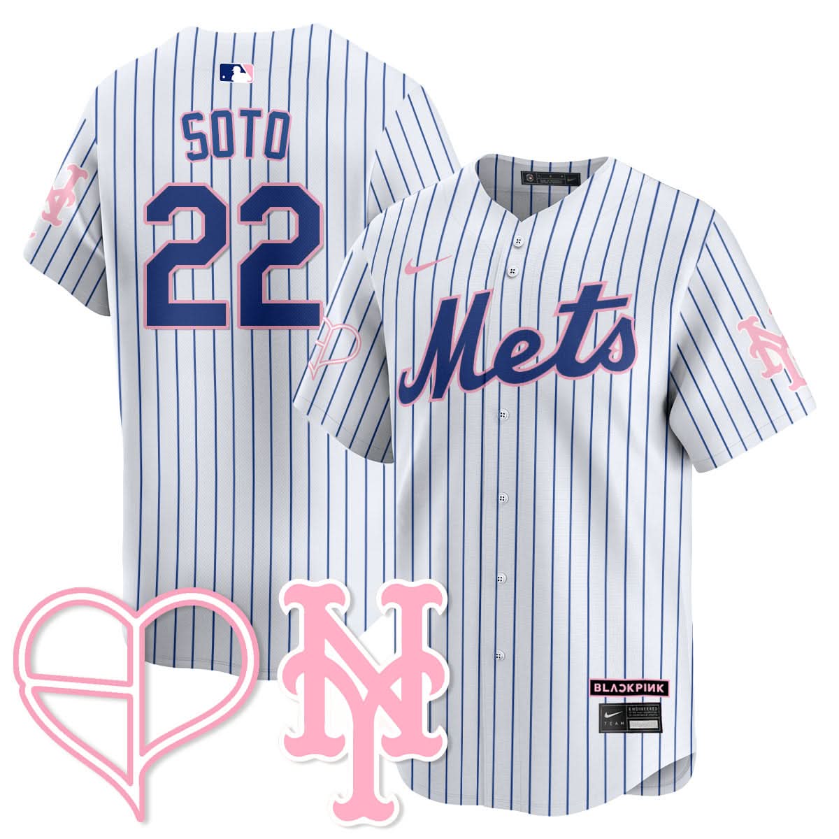 New York Mets BLΛƆKPIИK 2025 Limited Jersey - All Stitched
