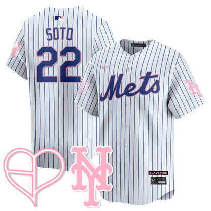 New York Mets BLΛƆKPIИK 2025 Limited Jersey - All Stitched