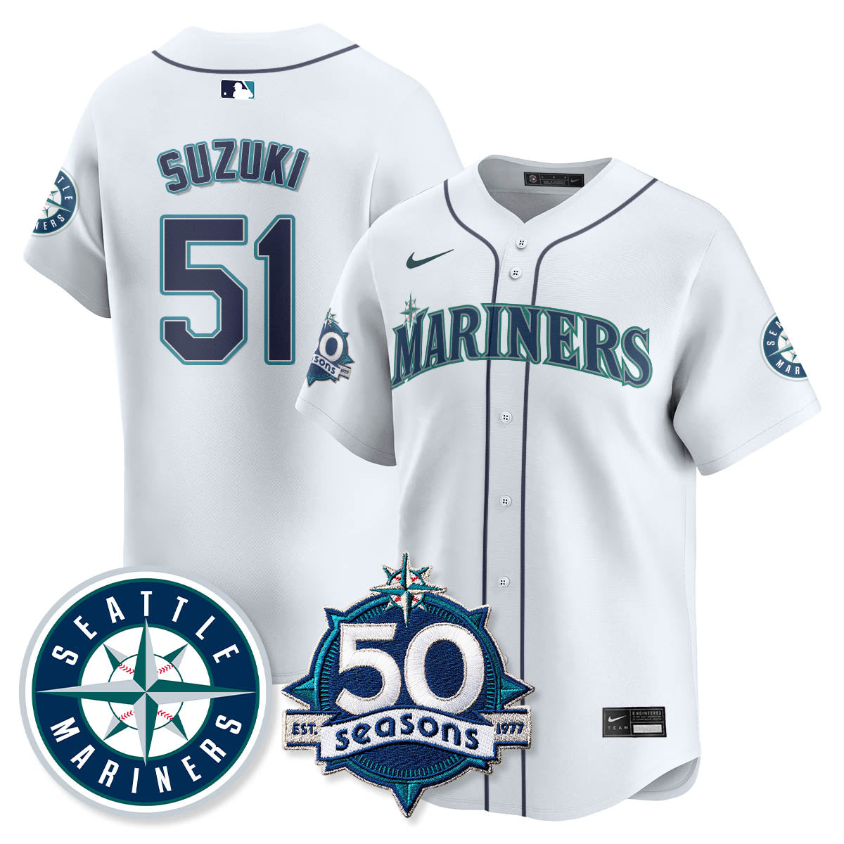 SEA Vapor Premier Limited Jersey - 50th Anniversary - All Stitched