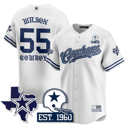 DAL Born x Raised Baseball Jersey - All Stitched