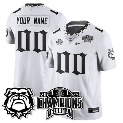 UGA Gothic Vapor Limited Jersey - SEC Football Champions - All Stitched