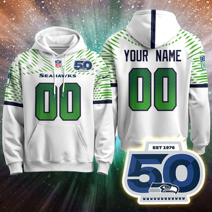 Seattle Seahawks Rivalries Vapor Limited Custom Hoodie - Printed