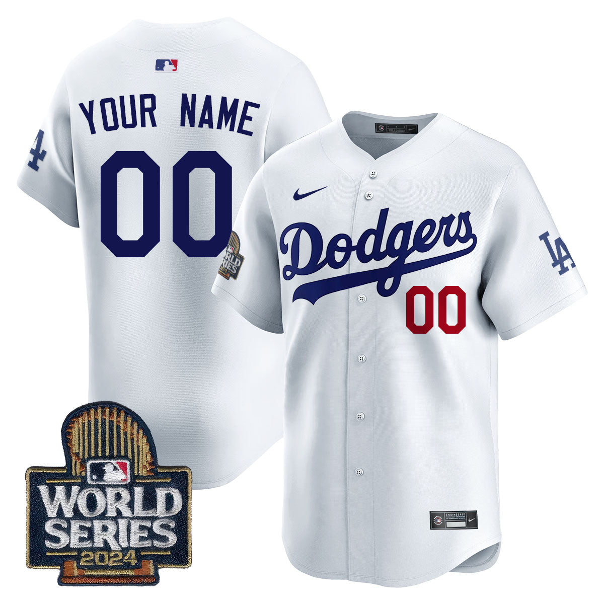 LAD World Series 2024 Custom Jersey - All Stitched