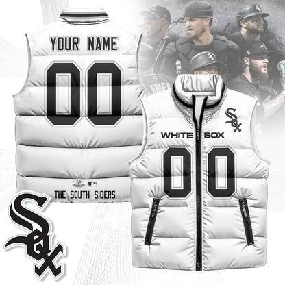 Personalized Chicago White Sox Unisex Puffer Vest