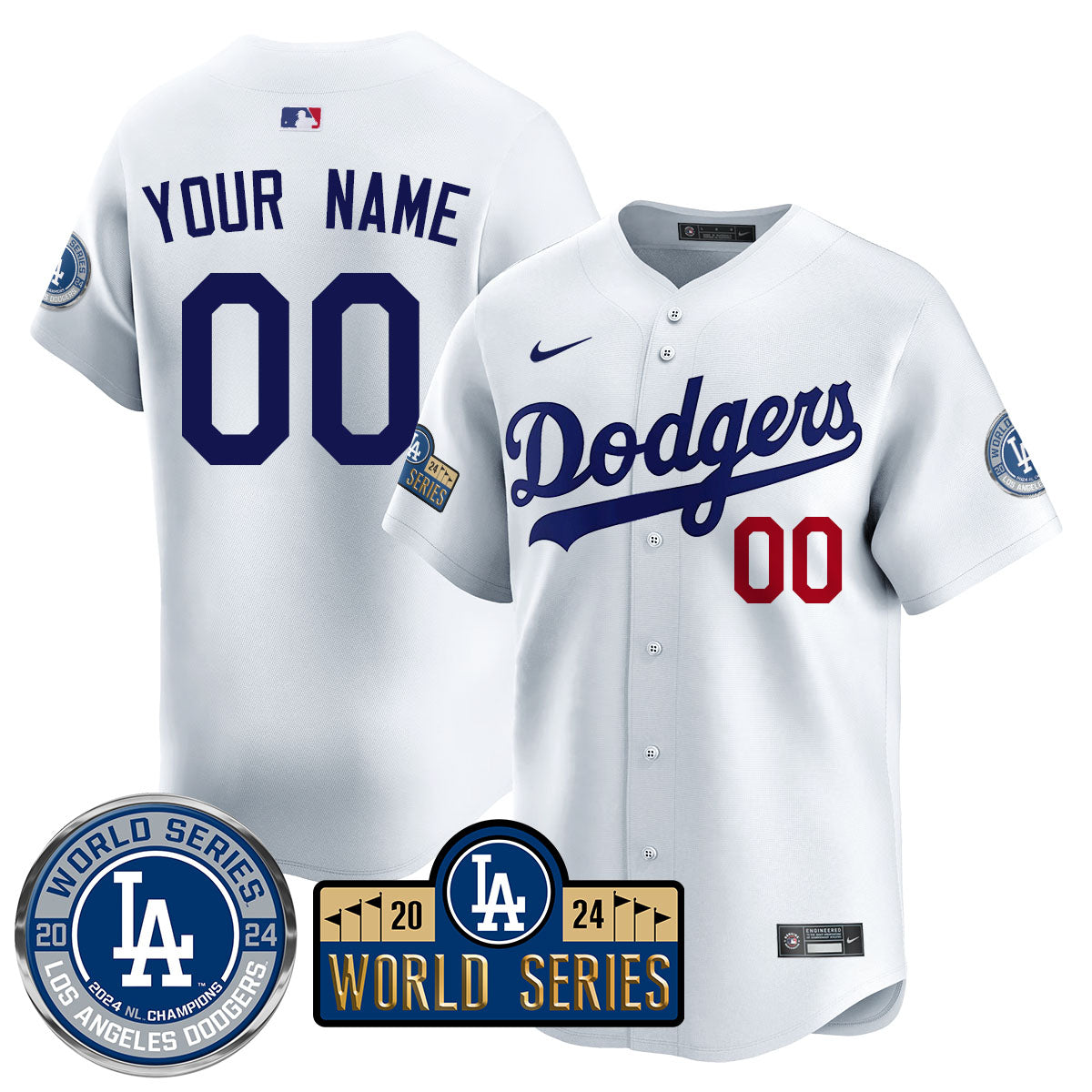 LAD World Series 2024 Custom Jersey - All Stitched