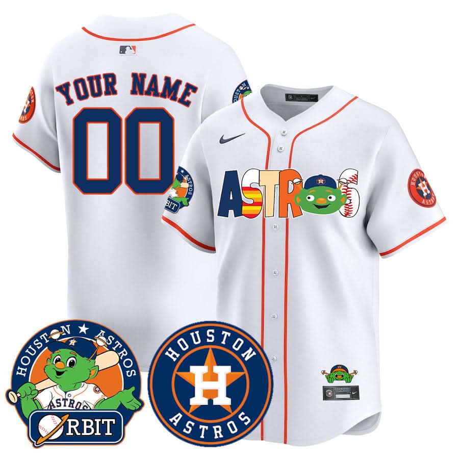 Houston Astros Orbit Vapor Premier Custom Jersey - All Stitched