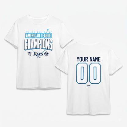 TBR American League Champions 2026 Custom Two Sides T-Shirt - Printed V7