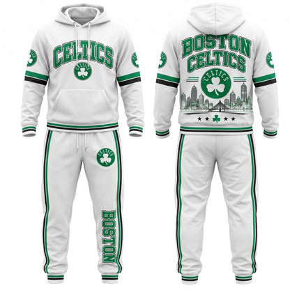 BOS Streetwear Hoodie Pants Set - Printed