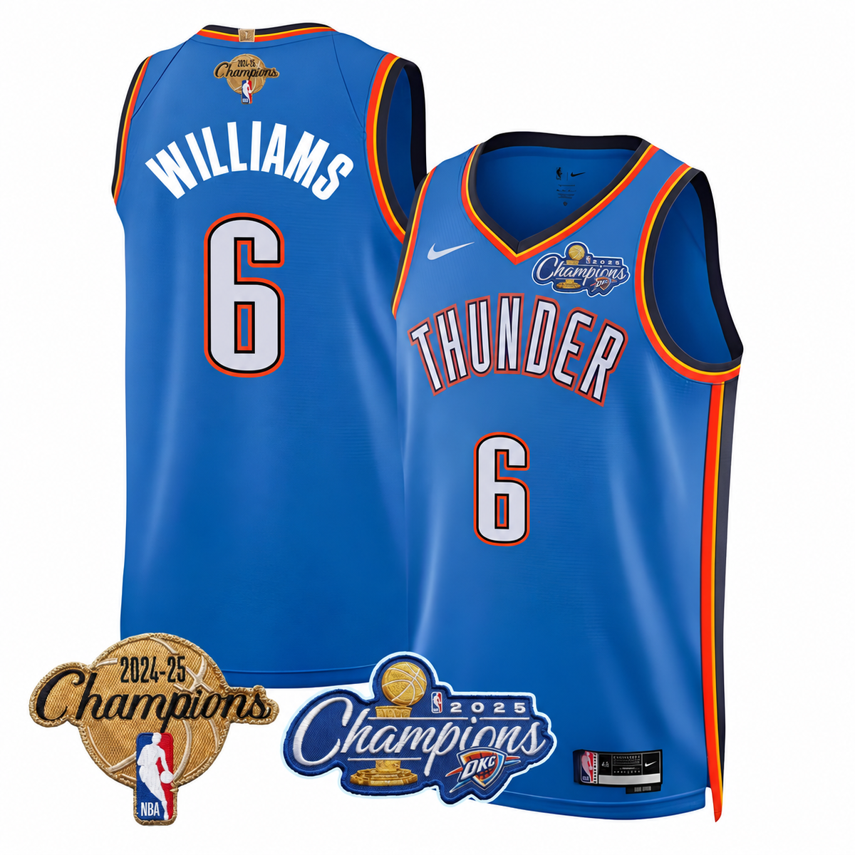 OKC Champions City Edition Jersey - Stitched