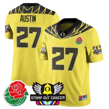 Oregon Alternate 2024 Rose Bowl Vapor Limited Jersey - All Stitched