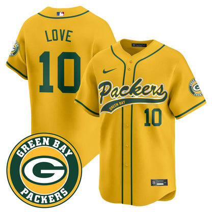 Green Bay Packers Limited Baseball Jersey - All Stitched