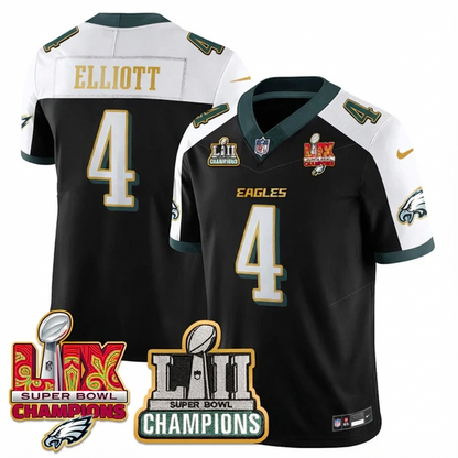 PHI LII-LIX Super Bowl Champions Vapor Limited Gold Jersey - All Stitched