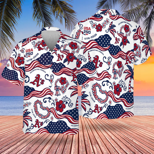 OAK Special Semiquincentennial Hawaiian Design Button Shirt V3