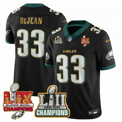 PHI LII-LIX Super Bowl Champions Vapor Limited Gold Jersey - All Stitched