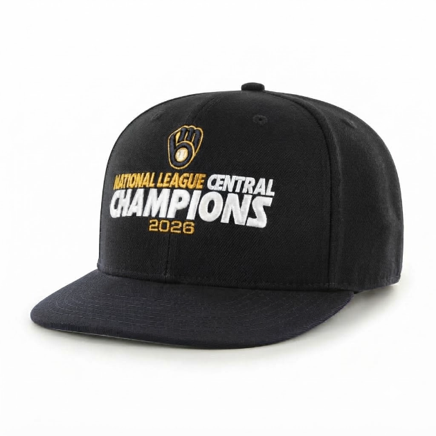 MIL 2026 NL Central Division Champions Snapback Cap - Embroidered V2