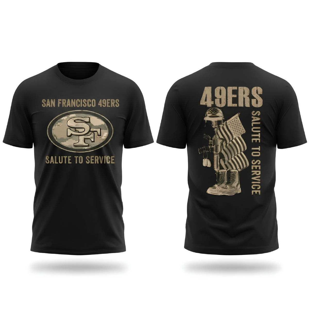 SF Salute To Service 2026 Edition Two Sides T-Shirt - Printed