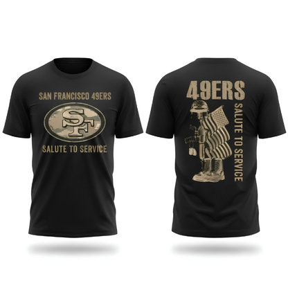SF Salute To Service 2026 Edition Two Sides T-Shirt - Printed