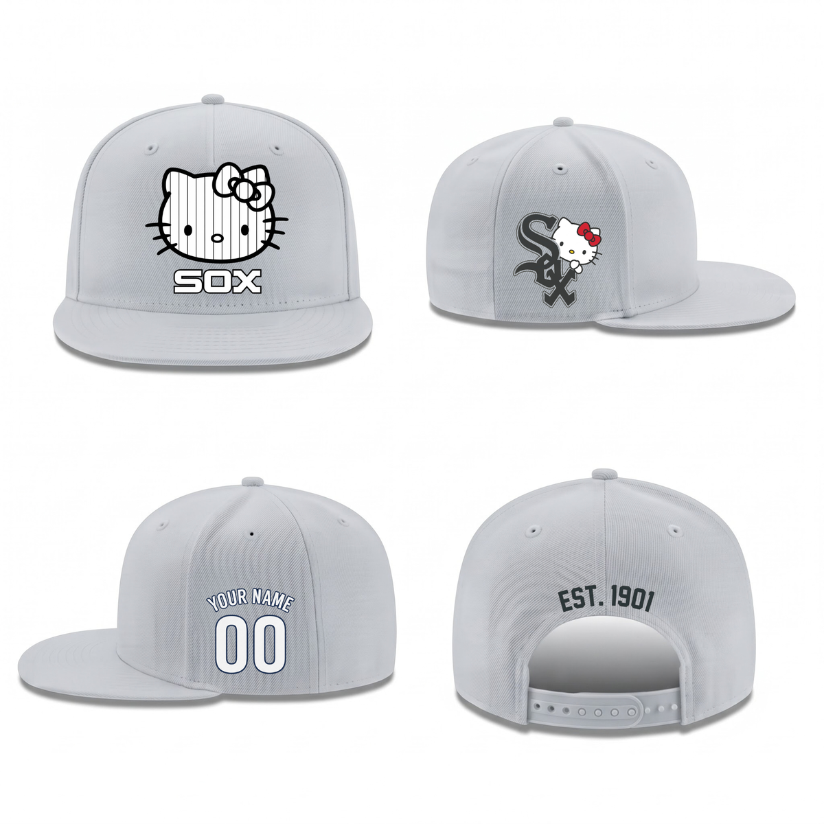 CWS x Meow KT Personalized Snapback Cap - Printed