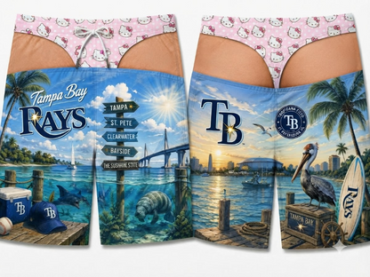 TBR Effect Body Funny Beach Short - Printed