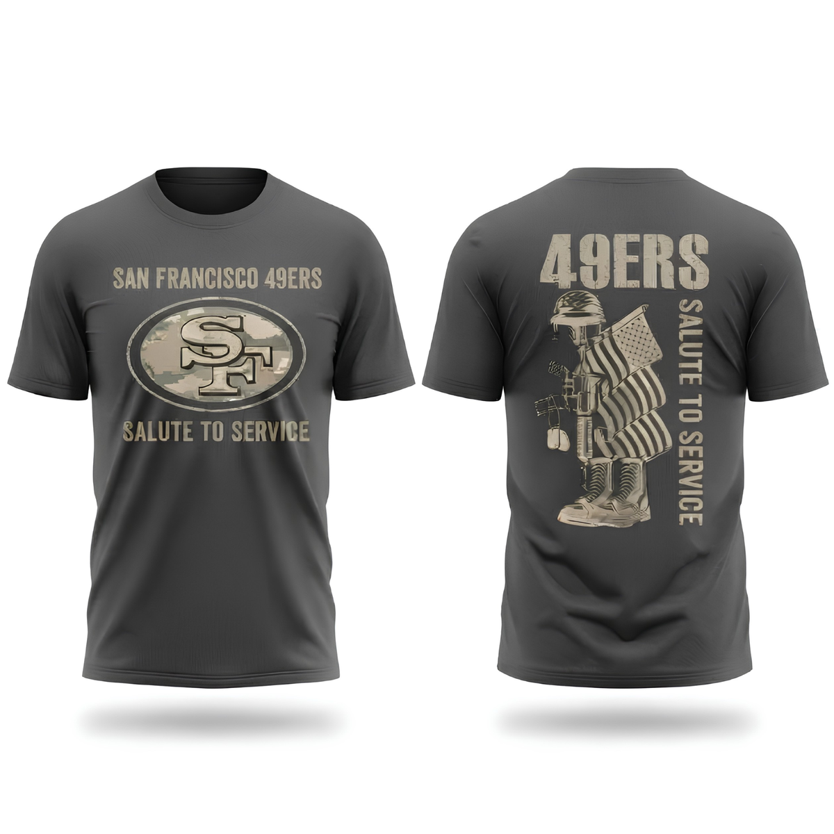 SF Salute To Service 2026 Edition Two Sides T-Shirt - Printed