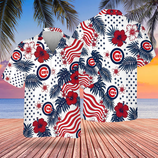 CHC Special Semiquincentennial Hawaiian Design Button Shirt V4
