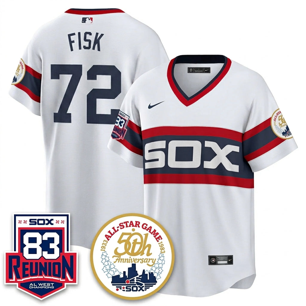 CWS Reunion Al West Champions Vapor Jersey - Stitched (2)