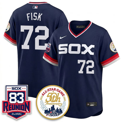 CWS Reunion Al West Champions Vapor Jersey - Stitched (2)