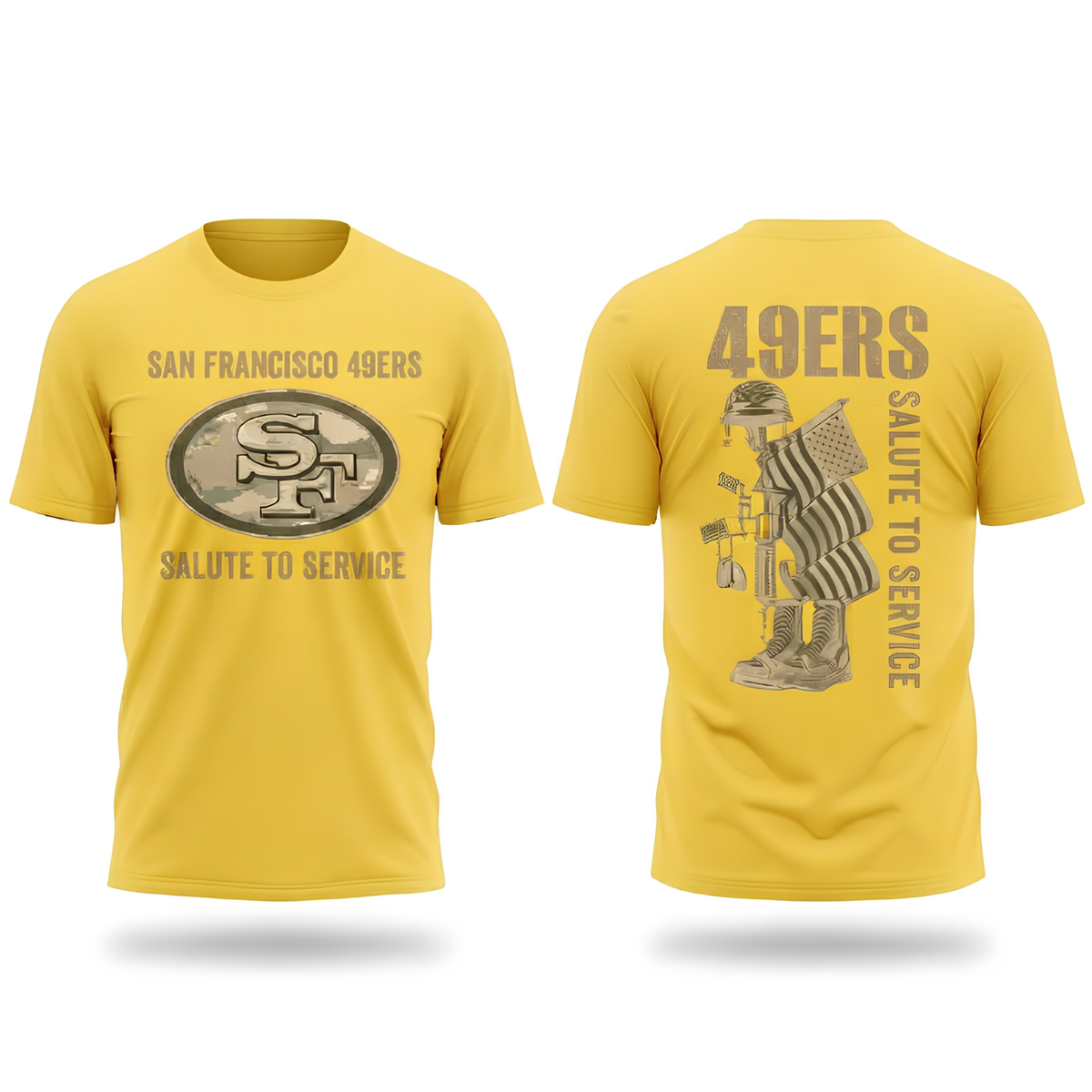 SF Salute To Service 2026 Edition Two Sides T-Shirt - Printed
