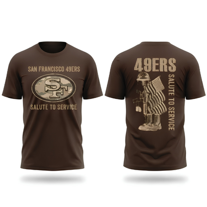 SF Salute To Service 2026 Edition Two Sides T-Shirt - Printed