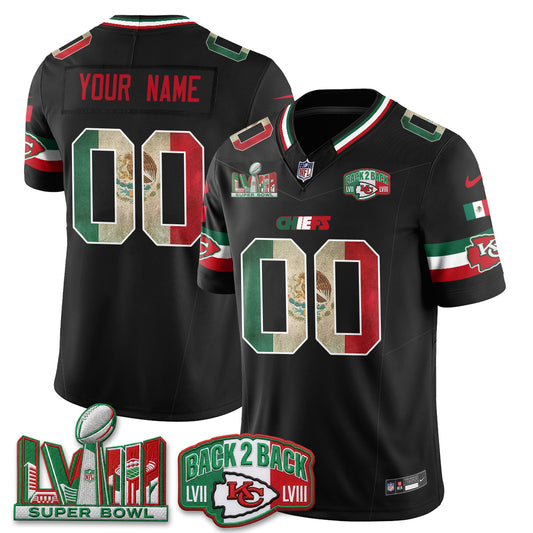 KC Mexico Edition Vapor Custom Jersey - Stitched
