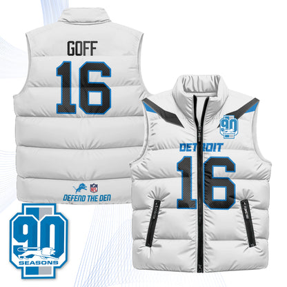 DET Xmas 2026 Rivalries Puffer Vest - Printed