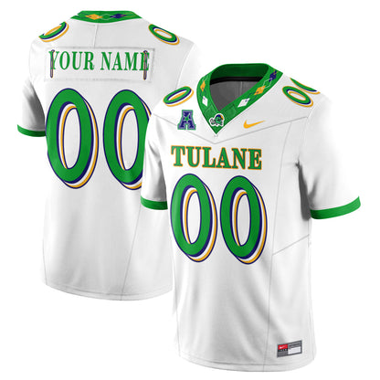 Tulane Green Wave 2026 City Football Vapor Custom Jersey - Stitched