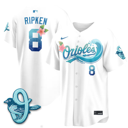 Baltimore Orioles Aloha Spirit Vapor Premier Jersey - Stitched